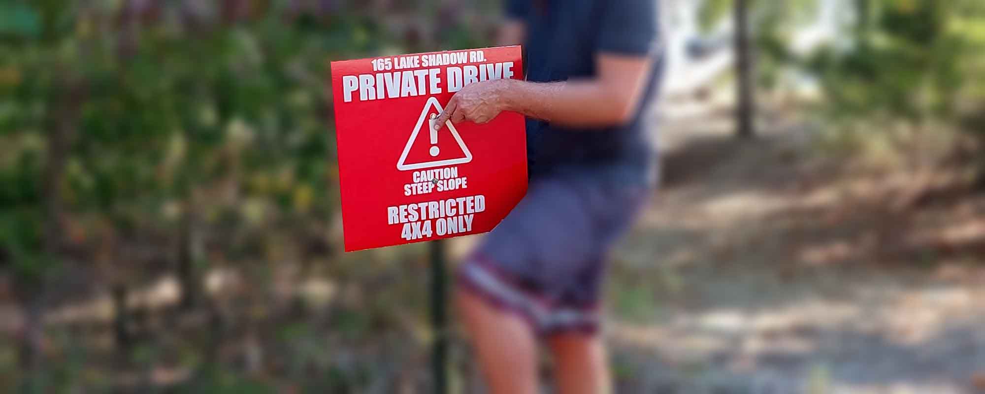 Residential Signage Example 5